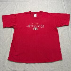 Vintage San Francisco 49ers T-Shirt Pro Player Made USA Logo Tee Y2K